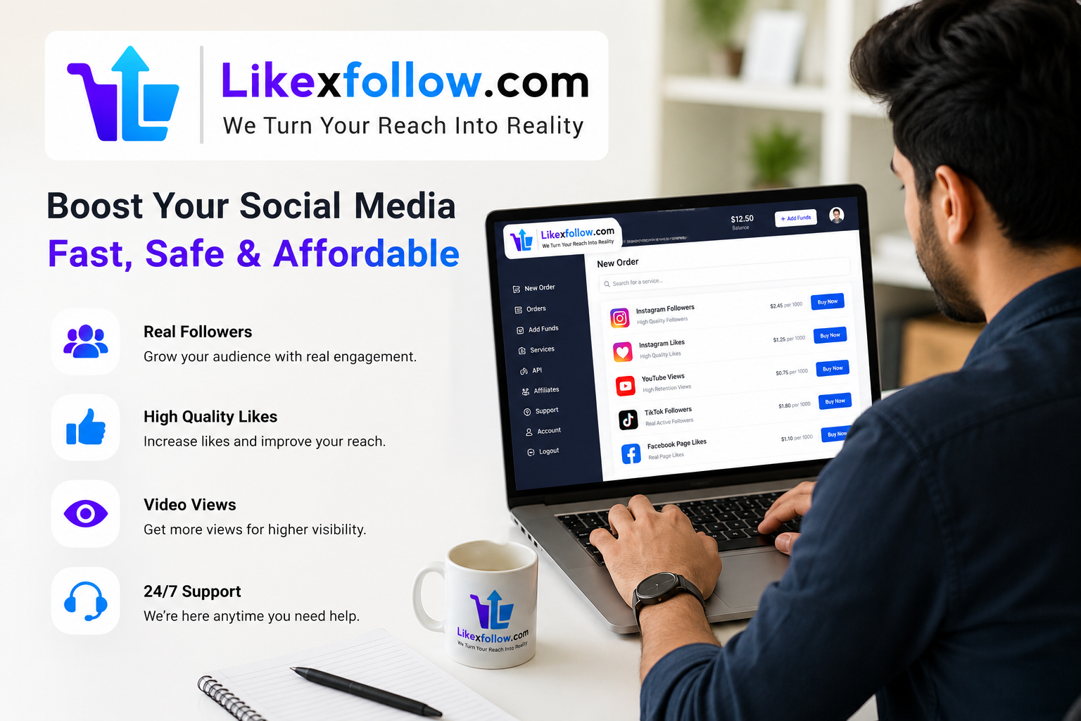 Likexfollow.com is your first choice.